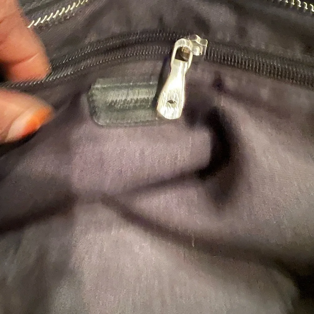 Dolce & Gabbana Black Nylon and Leather Messenger Bag